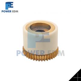 M462-set X053C522G52 Mitsubishi Feed roller upper gear type with bearing M463 Reverse clock wise MGL-046